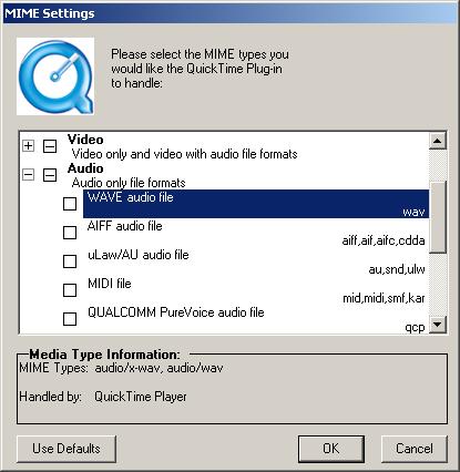 uncheck audio settings